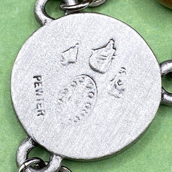 Pewter Catholic Rosary Olive Wood Beads Religious - Picture 6 of 9